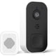 thumbnail image 1 of Cámara de campana inalámbrica WiFi, campana de video de seguridad inteligente, campana de intercomunicación HD, campana recargable del hogar con máquina interna Ding-dong (blanco), 1 of 9