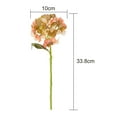 thumbnail image 5 of 1Pcs Flowers Silk Hydrangea Artificial Flowers Realistic Hydrangea Flowers Bouquet for Wedding Party Office Home Decor, 5 of 8