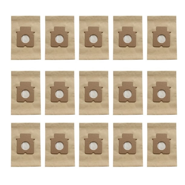 Bolsa de Basura de Repuesto para Panasonic C-20E MC-E7101 MC-CG461 Accesorios para Aspiradora Bolsa de Papel, 15 Piezas