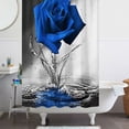 thumbnail image 4 of Cqxid Shower Curtain Under $10 Shower Curtain 70x70 Inch With 12 Plastic Hooks Waterproof Shower Curtain Bathroom Heavy Side Shower Curtain Machine Washable Quick Dry, 4 of 8