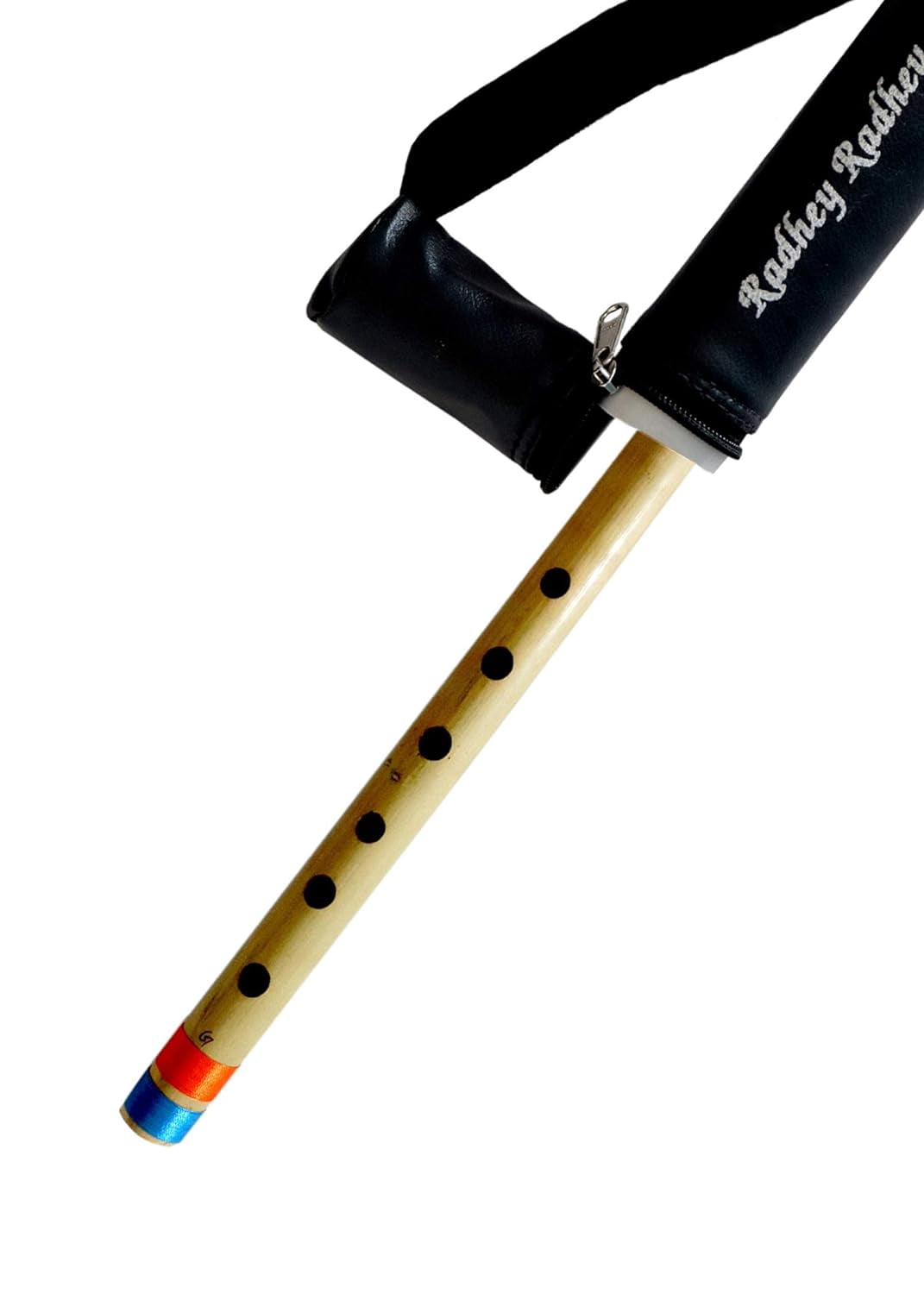Musical Combo Flutes C Scale 6 Hole (14 Inch) & G Scale 7 Hole (17 Inch) Bamboo Flute Bansuri with Flute Carry Bag Free By Indian Collectible