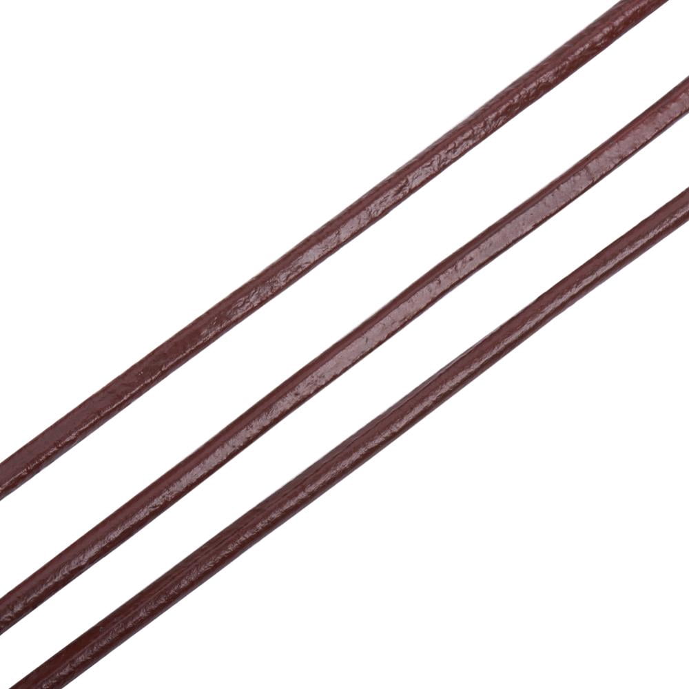 10m Cowhide Leather Cord Leather Jewelry Cord Jewelry DIY Making Material Round Dyed Saddle Brown 2mm