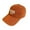 Orange, variant on Hats for Women Unisex Paris Embroidery Soft Top Baseball Cap Retro Sports Casual Sky Blue One Size