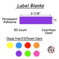 thumbnail image 4 of Tag-A-Room Color Coded File Folder Labels Pink, Permanent Adhesive 50 Sticker Count, 4 of 4