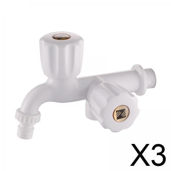 Grifo Grifo,Grifo de agua Grifo para lavadora G1/2,Lavandería Baño Grifo para bañera montado en la pared,Grifos para fregadero con fregona para balcón Grifo para jardín Grifo individual