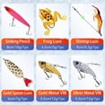 thumbnail image 4 of Blusea Fishing Advent Calendar 2026 – 24 Days of Fishing Lures for Men, Teens & Adults – Xmas Countdown Gift Set for Fishermen, Boys – Surprise Holiday Present, 4 of 7