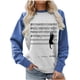thumbnail image 2 of Puntoco Moda Mujer O-cuello Camiseta de manga larga Otoño Impresión Blusa suelta tops Sudadera Puntoco Puntoco-3698, 2 of 8