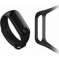 thumbnail image 3 of Bands Compatible with Xiaomi Mi Band 4 Smartwatch Wristbands Replacement Band Accessaries Straps Bracelets for Mi4 (3 Black), 3 of 5
