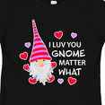 thumbnail image 4 of Inktastic I Luv You Gnome Matter What with Gnome and Hearts Boys or Girls Toddler T-Shirt, 4 of 5