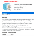 thumbnail image 2 of Accessory Power Relay - Compatible with 2005 Toyota Tacoma, 2 of 2