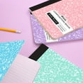 thumbnail image 7 of BAZIC Composition Notebook Wide Ruled, 100 Sheets Pastel Colors Marble Cover Notebooks, 48-Pack, 7 of 7