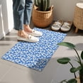 thumbnail image 4 of Blue White Butterfly Pattern Door Rugs,Washable Non Slip Door Mats Indoor,Decorative Door Mats,Entry Mat Indoor for Entrance,Bedroom,Kitchen,Bathroom,16"x24", 4 of 6