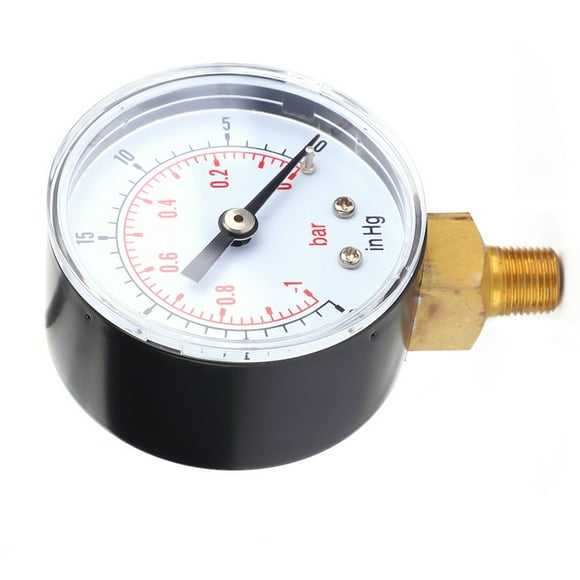 Air Vacuum Gauge, Vacuum Gauge Air Gauge Vacuum Gauge Bottom Connect, Air Vacuum Oil Gauge For Air Water Oil