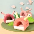 thumbnail image 3 of Guinea Pig Bed Hideout Warm Rabbit Hide For Hamsters Hedgehogs Ferrets Dwarf Rabbits Small Animals Cozy House Sleeping Cushion, 3 of 9