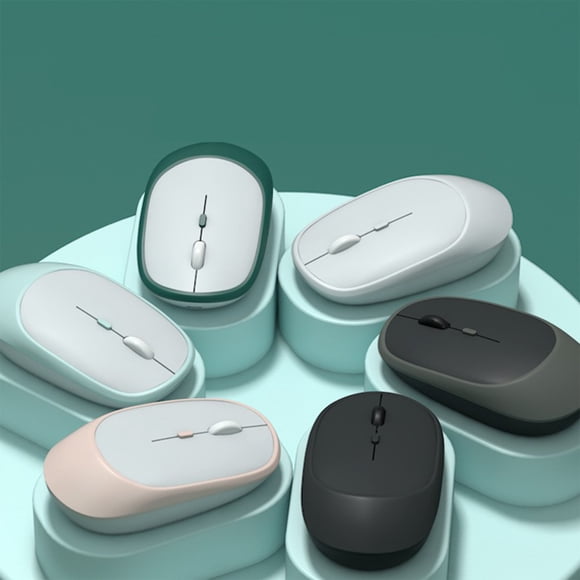 Kadlawus 6 Pcs Bluetooth Mouse, Sans Fil Mouse avec Récepteur USB, Ordinateur Rechargeable 2,4G Mouse pour Portable, PC, Tablette, iPad, Portable Sans Bruit Mouse