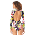 thumbnail image 2 of Anne Cole - Long Sleeve Open Back One Piece Rash Guard Swimsuit, 2 of 3