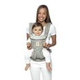 thumbnail image 1 of Ergobaby Omni 360 Portabebés para todas las posiciones para recién nacidos y niños pequeños con soporte lumbar (7-45 libras), gris perla, talla única (paquete de 1), 1 of 5