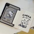 thumbnail image 1 of iPad Pro versión 2021 (12,9 pulgadas) Perro con portalápices, funda protectora a prueba de golpes con dibujos animados, encendido y apagado automático, 1 of 5