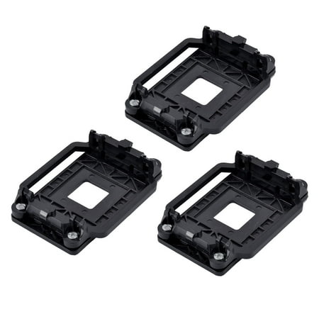 3pcs Plastic AMD CPU Fan Stand Bracket Holder Base Black  for AM2 AM3 AM2+ (Best Am3 Cpu For Gaming)