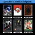 thumbnail image 3 of Foldermax 100 Toploaders for Cards,35PT Toploader Card Protector, 3" x 4" Hard Plastic Card Sleeves, Baseball Card Protector, Topload Card Holder for Collectible Trading Cards Sports Cards MTG, 3 of 6