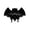 A001- Style A, variant on Halloween Pie Baking Mold, Halloween Bat Shaped Non-Stick, 1 Piece Reusable Plastic Mold, For Homemade Fruit Pie Cake Dessert Halloween Party Holiday Baking Supplies