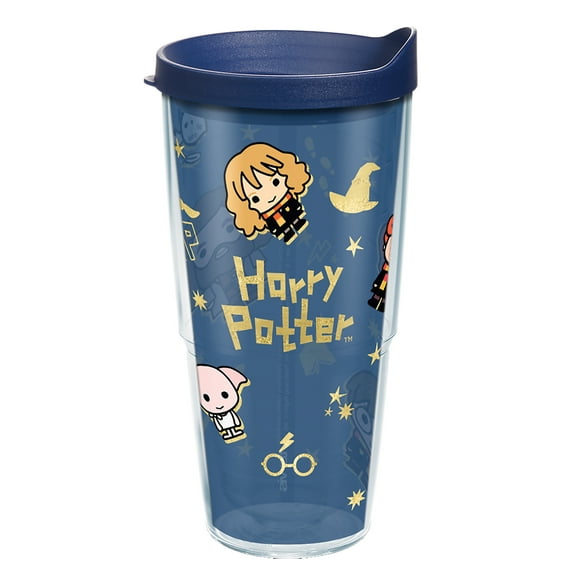 Tervis Harry Potter Charm Icons Made in USA Double Walled Insulated Travel Tumbler, Classic 24oz