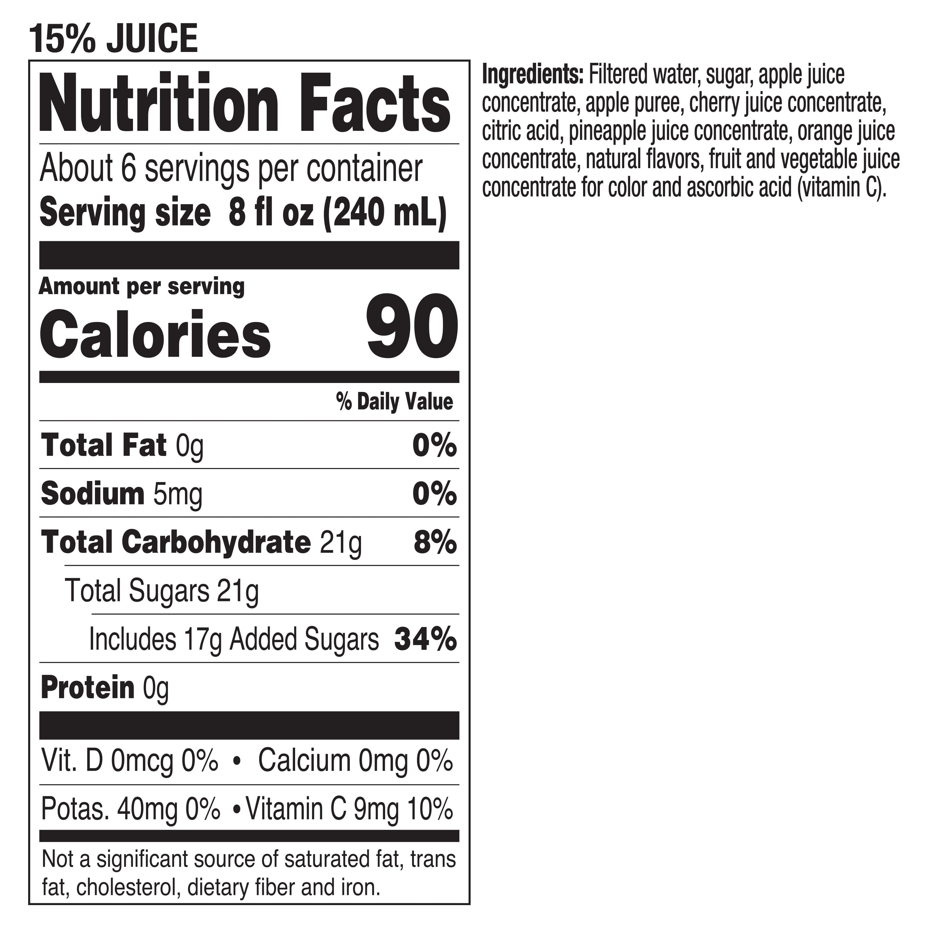 Tropicana Premium Drinks, Caribbean Sunset, 52 Fl Oz Bottle
