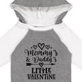 thumbnail image 4 of Inktastic Mommy Daddy Little Valentine Boys or Girls Long Sleeve Baby Bodysuit, 4 of 5