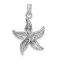 thumbnail image 4 of 10k White Gold Starfish Pendant, 4 of 4