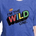 thumbnail image 3 of UNO - I'm The Wild One - Toddler And Youth Short Sleeve Graphic T-Shirt, 3 of 5