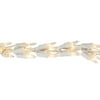 Vickerman 300 Clear Mini-Light Artificial Garland on White Wire, 9' Christmas Light Strand