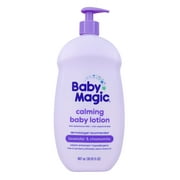 Baby Magic Calming Baby Lotion, Lavender & Chamomile, 30 oz, Free of Parabens, Phthalates, Sulfates and Dyes