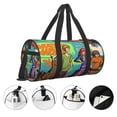 thumbnail image 3 of Lsque Scooby-Doo Pattern Foldable Sports Gym Bag with Wet Dry Pocket, Ultralight Travel Bag, Large Capacity Duffel Bag, Splash Proof Carry on Bag, Overnight Bag, Weekender Bag for Travel, 3 of 6