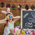thumbnail image 3 of Kabnic 12 Pcs Easter Eggs Scratch Cards for Kids, DIY Magic Rainbow Color Craft Kit, Party Favors, Christian Easter Resurrection Gifts, Sunday School Classroom Decorations, 3 of 6