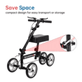 Elenker Economy Knee Scooter, Steerable Knee Walker, Foldable Knee Scooters for Foot Injuries