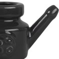 thumbnail image 2 of Ceramic Neti Pot Leakproof Sinus Rinse Pot Nasal Cleansing Rinsing Pot Durable for Nasal Cleansing 350ml Black, 2 of 9