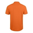 thumbnail image 3 of Men's Cutter & Buck  Orange Norfolk Tides  Clique Spin Eco Performance Pique Polo, 3 of 3