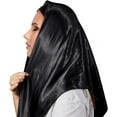 thumbnail image 6 of 35" Large Square Satin Head Scarf - Silk Hair Scarf Square Hair Bandanas Large Scarf Sleeping Head Wraps for Women, 6 of 9