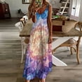 thumbnail image 3 of Kaleidoscope Mandala Colorful Floral Boho Sleeveless Dress for Women Clothing Female Women's Summer Skirt, 3 of 7