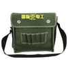 Unique Bargains Army Green Canvas Turn Lock Clasp Closure Electrician Tool Storage Bag Holder