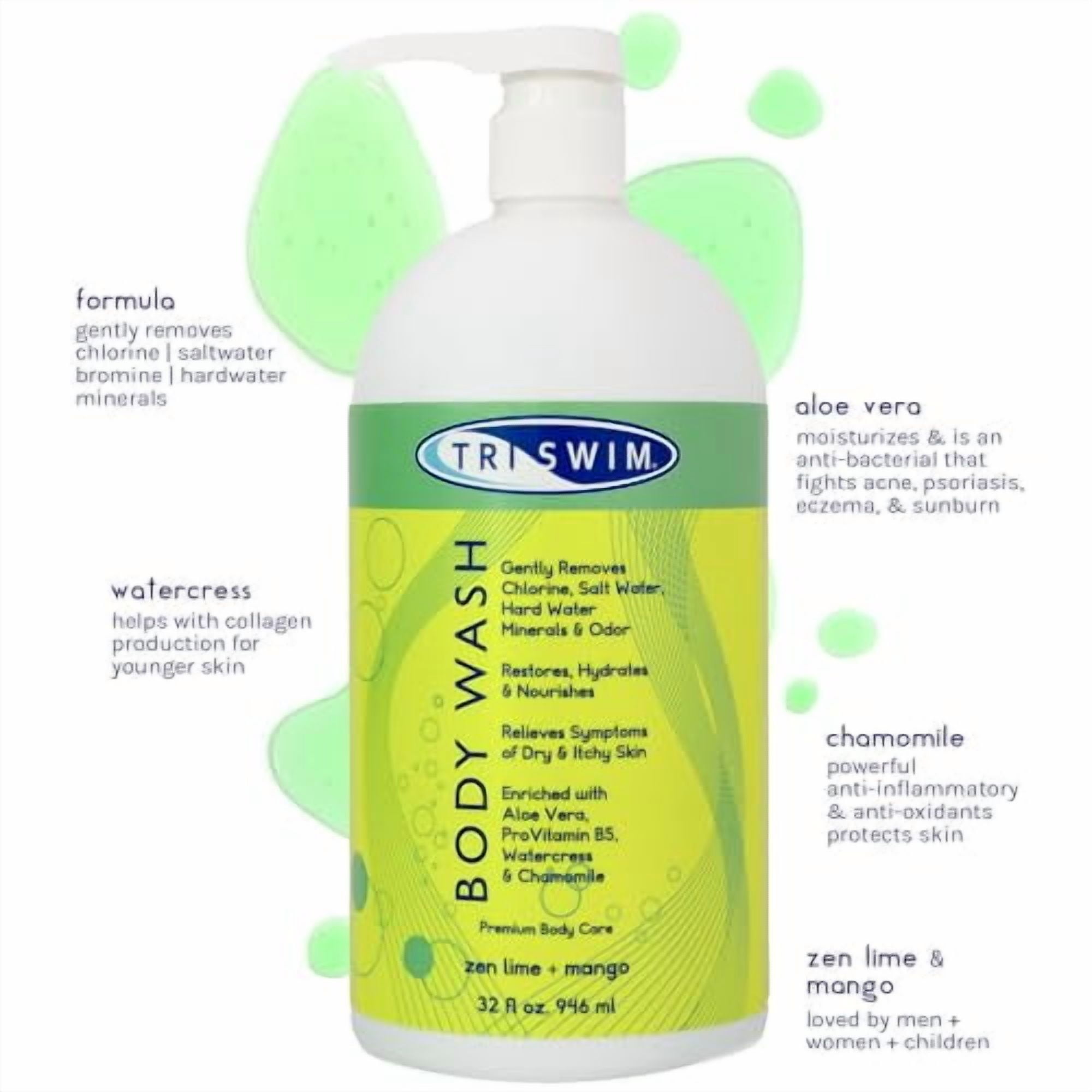 SBR TRISWIM Body Wash - 32oz