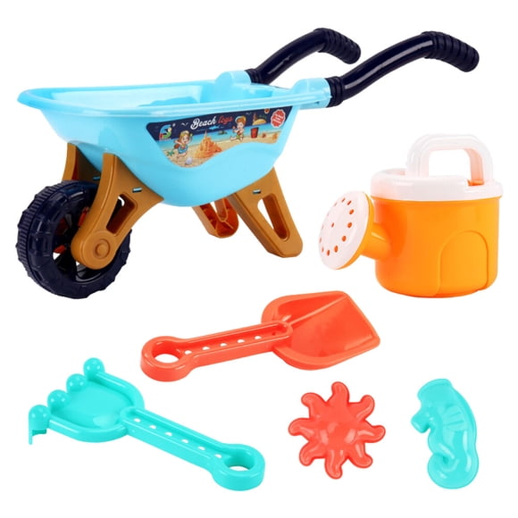 1 Set 6 Pcs Beach Toys Playthings Funny Sand Toys Beach Sand Playing Toys