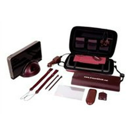 Dsi Starter Kit - dreamGEAR 20 In 1 Starter Kit for DSi XL - Accessory kit - burgundy - for Nintendo DSi XL