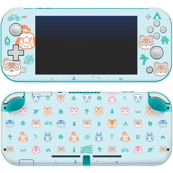 Controller Gear, Animal Crossing New Horizons Lite Skin Set, Nintendo Switch, Outdoor Pattern, NPNIXXSLG-00AC4