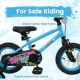 thumbnail image 6 of OLAKIDS Kids Bike, 12 14 16 18 Inch Toddler Children BMX Bicycle with DIY Drawing Board Training Wheels Adjustable Seat Handbrake Coaster Brake Safety Bell, 6 of 9