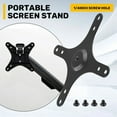 thumbnail image 3 of Portable Monitor Mounting Bracket Plate VESA 1/4 Inch Screw Hole To 100X100mm 75X75mm, M4 Screw Set Wall Mount Holder, 3 of 6