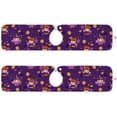 thumbnail image 2 of Coolnut Halloween Owls Cartoon Sink Splash Guard for Faucet 2 Packs Faucet Absorbent Mats, Faucet Handle Drip Catcher Quickly Drying Mat for Kitchen Counter Bathroom, 23.6"x5.5", 2 of 7