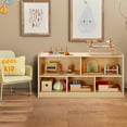 thumbnail image 4 of Sweet Time Wooden Storage Cabinet Montessori Bookshelf 5-Section Kids Toy Organizer Book Shelf Living Rooms Nursery Classroom, 4 of 9