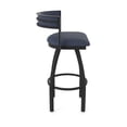 thumbnail image 4 of 861 Artemis 36" Swivel Bar Stool with Black Wrinkle Finish and Graph Anchor Seat and Back, 4 of 5