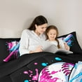 thumbnail image 5 of Homewish Baseball Game Bedding Comforter Set,Watercolor Splashing Ink Twin Comforter Sets,Sport Theme Bedding Set For Kids,Breathable Home Decor Reversible,2 Pieces, 5 of 8